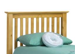 Barcelona - King Size -  Antique Solid Pine Wooden Bed Frame - Low Foot End - King - Happy Beds - thumbnail 5