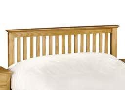 Barcelona - King Size -  Antique Solid Pine Wooden Bed Frame - Low Foot End - King - Happy Beds - thumbnail 4