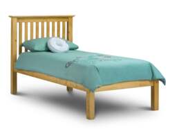 Barcelona - King Size -  Antique Solid Pine Wooden Bed Frame - Low Foot End - King - Happy Beds - thumbnail 3