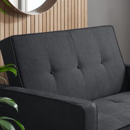 Otto - 2 Seater Sofa Bed - Grey - Fabric - Happy Beds - thumbnail 8