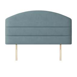 Dudley - Single - Lined Headboard - Duck Egg Blue - Fabric - 3ft - Happy Beds - thumbnail 5