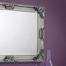 Rococo - Wall Mirror - Pewter - Mirror/Metal - Happy Beds - thumbnail 5