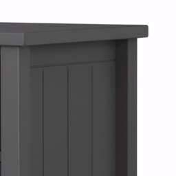 Maine - 3+3 Drawer Chest - Dark Grey - Wooden - Happy Beds - thumbnail 5