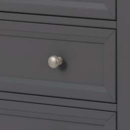 Maine - 3+3 Drawer Chest - Dark Grey - Wooden - Happy Beds - thumbnail 6