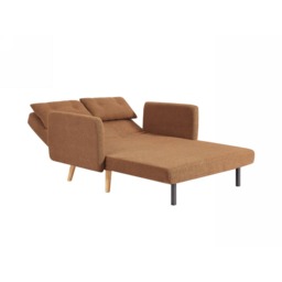 Roxy - 2-Seater - Sofa Bed - Brown - Fabric - thumbnail 4