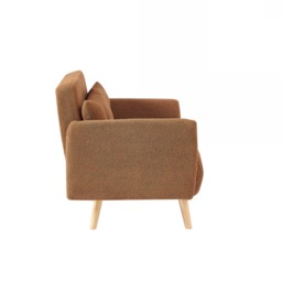 Roxy - 2-Seater - Sofa Bed - Brown - Fabric - thumbnail 6