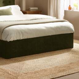Peggy - King Size - Ottoman Storage Bed - Olive - Fabric - 5ft - thumbnail 6