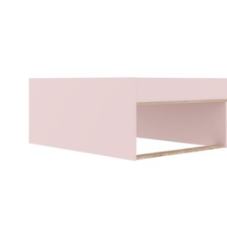 Arctic - Single - Kids Cabin Storage Bed - Pink and Oak - Wood - 3ft - Happy Beds - thumbnail 4