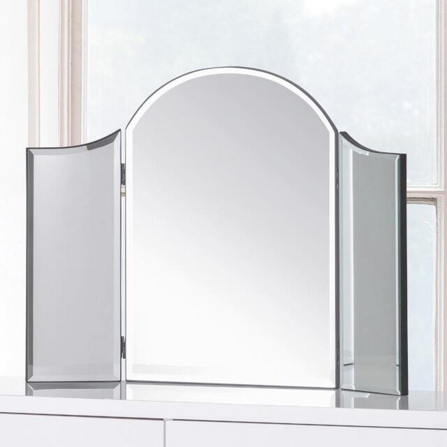 Canto - Curved Dressing Mirror - Mirror/Glass - Happy Beds - image 1