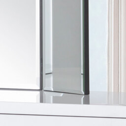 Canto - Curved Dressing Mirror - Mirror/Glass - Happy Beds - thumbnail 2
