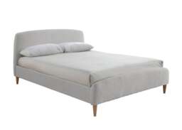 Otley - King Size - Light Grey - Boucle Fabric - Low Foot-End Bed 5ft - Happy Beds - thumbnail 6