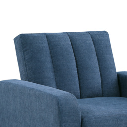 Gibson - Chair Sofa Bed - Blue - Fabric - Single Chair - Make It Homely - thumbnail 6