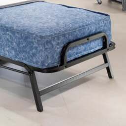 Jay-Be Small Single - Crown Windermere Folding Guest Bed with Waterproof Deep Sprung Mattress - 2ft6 - Happy Beds - thumbnail 4