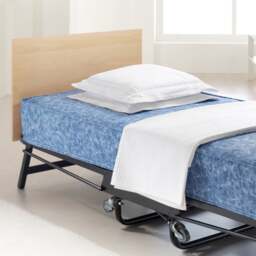 Jay-Be Small Single - Crown Windermere Folding Guest Bed with Waterproof Deep Sprung Mattress - 2ft6 - Happy Beds - thumbnail 3
