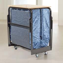 Jay-Be Small Single - Crown Windermere Folding Guest Bed with Waterproof Deep Sprung Mattress - 2ft6 - Happy Beds - thumbnail 2