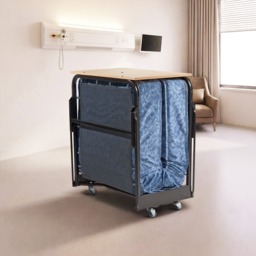 Jay-Be Small Single - Crown Windermere Folding Guest Bed with Waterproof Deep Sprung Mattress - 2ft6 - Happy Beds - thumbnail 3