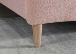 Otley - King Size - Pink - Fabric - Low Foot-End Bed 5ft - Happy Beds - thumbnail 6