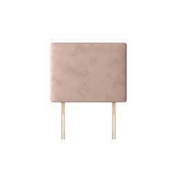 Cornell - Small Double - Plain Headboard - Pink - Velvet - 4ft - Happy Beds - thumbnail 3
