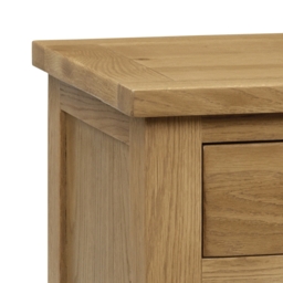 Marlborough - 1 Drawer Bedside Table - Oak - Wooden - Happy Beds - thumbnail 5