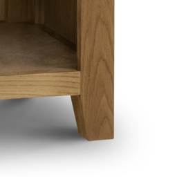 Marlborough - 1 Drawer Bedside Table - Oak - Wooden - Happy Beds - thumbnail 6