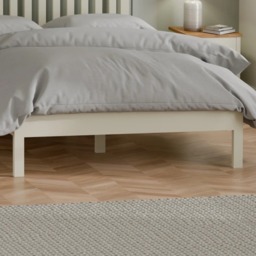 Coxmoor - King Size - Low Foot-End Bed - Ivory and Oak - Wood - 5ft - Happy Beds - thumbnail 4