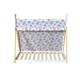 Peppa Pig - Toddler - Tent Bed with Peppa Pig Fabric Sheet - White/Oak - Fabric/Oak - thumbnail 5