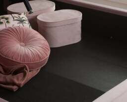 Lottie - Double - Ottoman Bed Frame - Pink - Velvet - Art Deco - 4FT6 - Happy Beds - thumbnail 5
