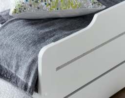 Copella - Single - Day Bed - Guest Bed - White - Wood - 3ft - Happy Beds - thumbnail 4