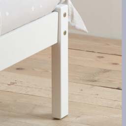 Denver - Small Double -White - Wood - 4ft - Happy Beds - thumbnail 7