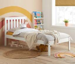 Denver - Small Double -White - Wood - 4ft - Happy Beds - thumbnail 2