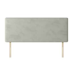 Cornell - Single - Plain Headboard - Light Silver - Velvet - 3ft - Happy Beds - thumbnail 5