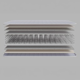 Envy - Small Single - Open Coil Spring Waterproof Contract Mattress with Crib 5 Certification - Fabric - 2ft6 - thumbnail 6