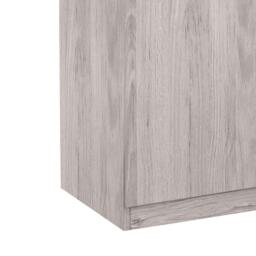 Jupiter - 2 Door Wardrobe - Grey Oak - Wooden - Happy Beds - thumbnail 4