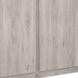 Jupiter - 2 Door Wardrobe - Grey Oak - Wooden - Happy Beds - thumbnail 5