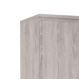 Jupiter - 2 Door Wardrobe - Grey Oak - Wooden - Happy Beds - thumbnail 3