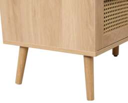 Croxley - 7 Drawer Chest of Drawers - Oak - Rattan - Wooden - Happy Beds - thumbnail 7