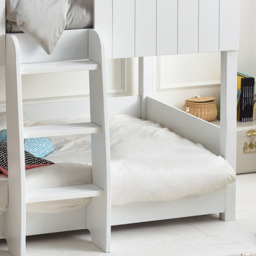 Willow - Single - Treehouse Bunk Bed - White - Wood - 3ft - Happy Beds - thumbnail 5