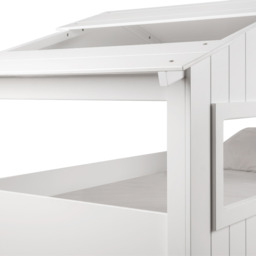 Willow - Single - Treehouse Bunk Bed - White - Wood - 3ft - Happy Beds - thumbnail 6
