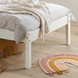 Denver - Double -White - Wood - 4ft6 - Happy Beds - thumbnail 7