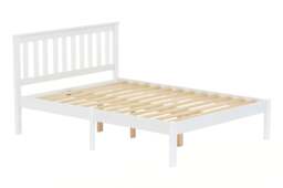 Denver - Double -White - Wood - 4ft6 - Happy Beds - thumbnail 6