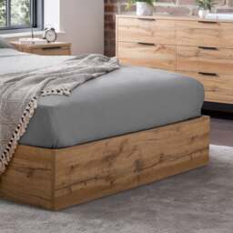 Bali – King Size– Bookcase Ottoman Storage Bed – Light Oak – Wooden – 5ft - Happy Beds - thumbnail 4