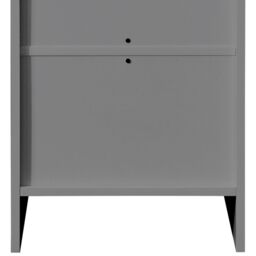 Oslo - 3 Drawer Bedside Table - Grey - Wooden - Happy Beds - thumbnail 6