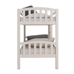 American - Single - Kids White Solid Pine Wooden Bunk Bed Frame - Detatchable - 3ft - Happy Beds - thumbnail 7