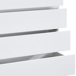 Oslo - 4 Drawer Chest of Drawers - White - Wooden - Happy Beds - thumbnail 7