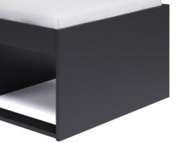 Arctic - Single - Storage Cabin Bed - Black - Wooden - 3ft - Happy Beds - thumbnail 7