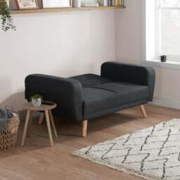 Farrow - 2 Seater Sofa Bed - Grey - Fabric - Happy Beds - thumbnail 2