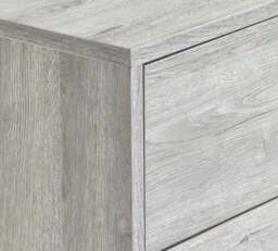 Bali - 4 Drawer Chest - Oak - Wooden - Happy Beds - thumbnail 3