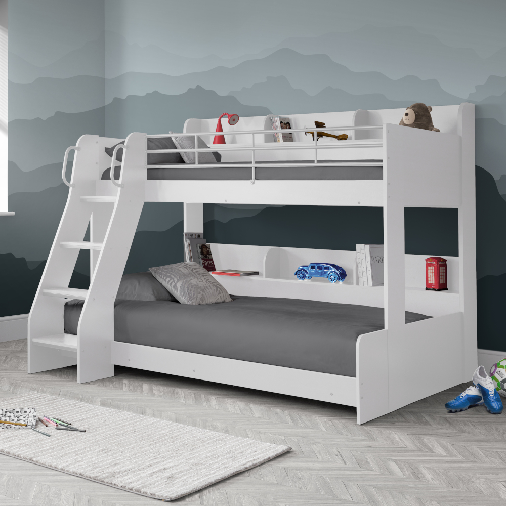 Domino Kids Triple Sleeper Bunk Bed Single Top and Small