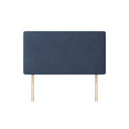 Cornell - Small Single - Plain Headboard - Dark Blue - Fabric - 2ft6 - Happy Beds - thumbnail 1