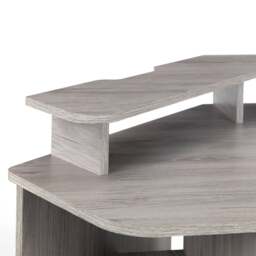 Orbit - Corner Gaming Desk - Grey Oak - Wooden - Happy Beds - thumbnail 5
